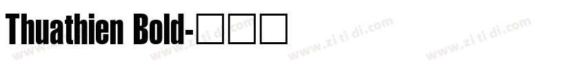 Thuathien Bold字体转换